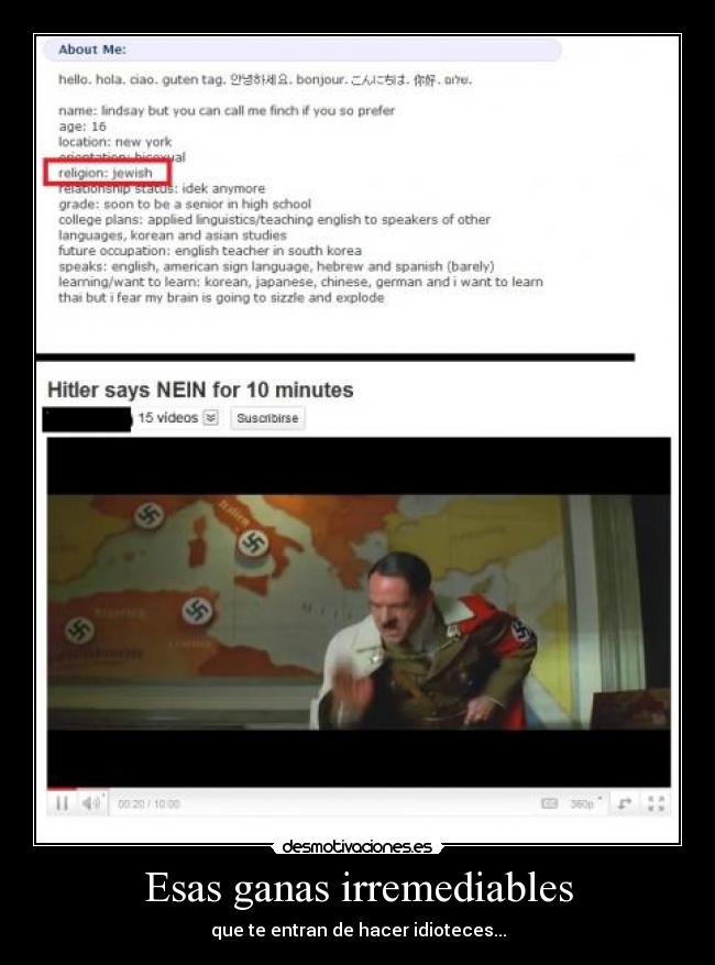 Esas ganas irremediables -