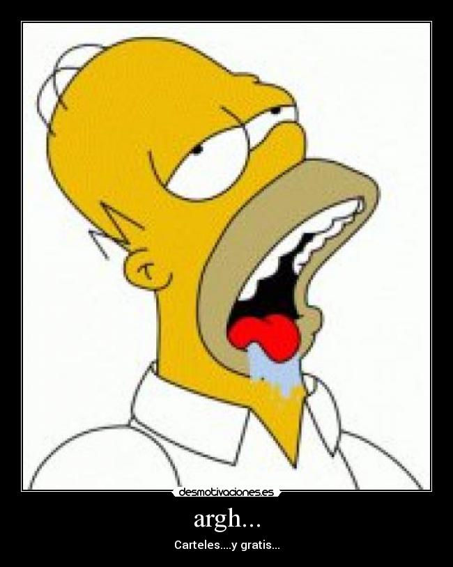 argh... - Carteles....y gratis...