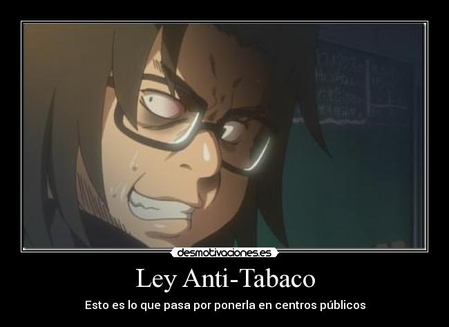 carteles ley anti-tabaco desmotivaciones