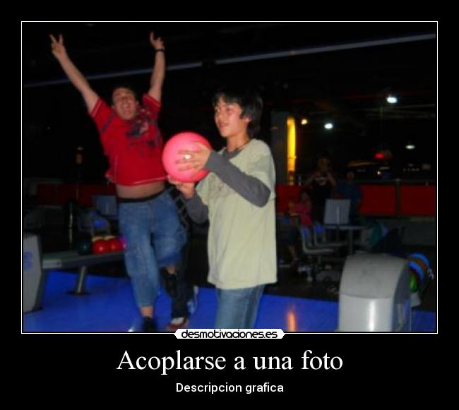 Acoplarse a una foto - Descripcion grafica