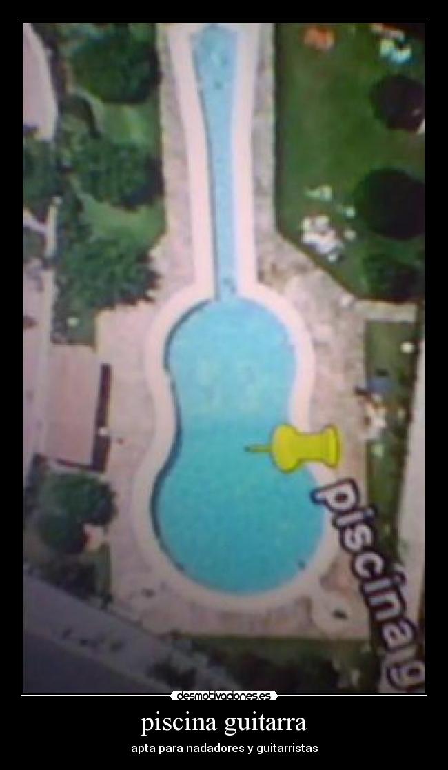 piscina guitarra -