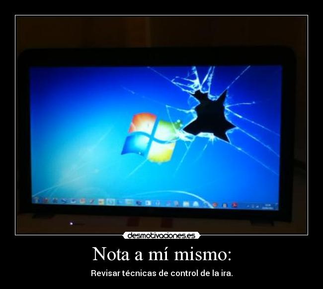 Nota a mí mismo: -