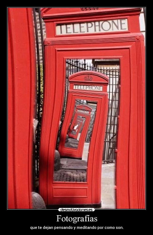 Fotografías - que te dejan pensando y meditando por como son.