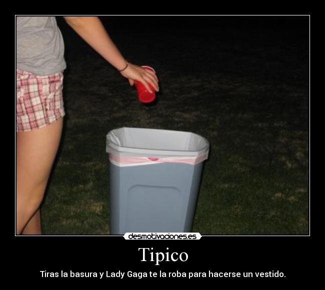carteles basura lady gaga desmotivaciones