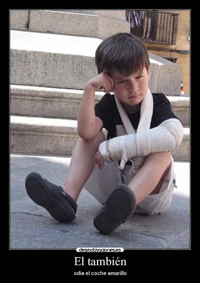 El también - odia el coche amarillo