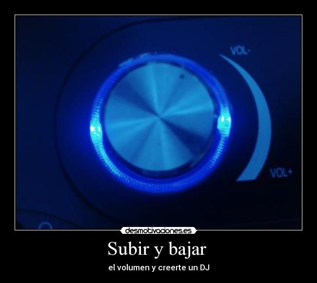 Subir y bajar -