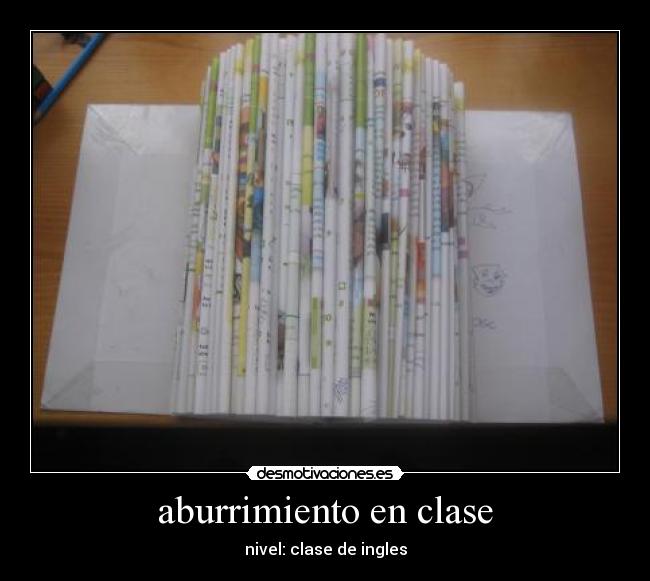 aburrimiento en clase - 