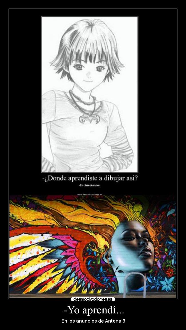 -Yo aprendí... - En los anuncios de Antena 3