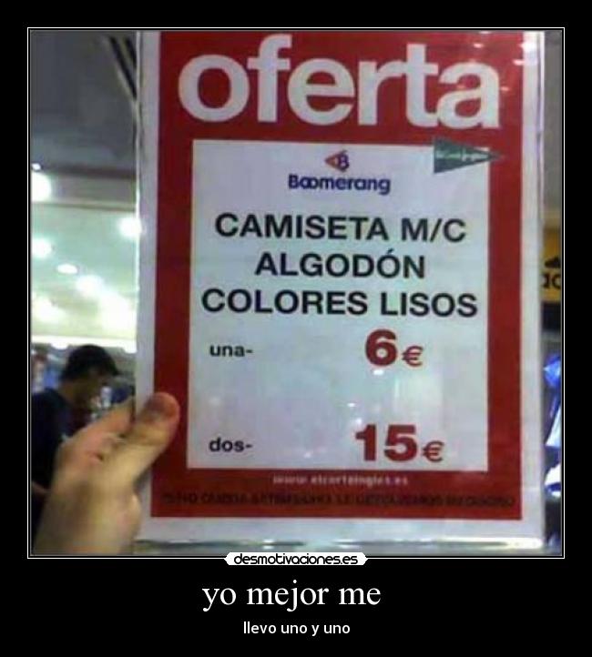 yo mejor me -
