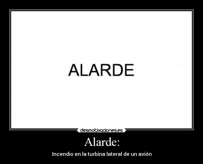 Alarde: - 