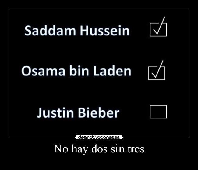 No hay dos sin tres - 