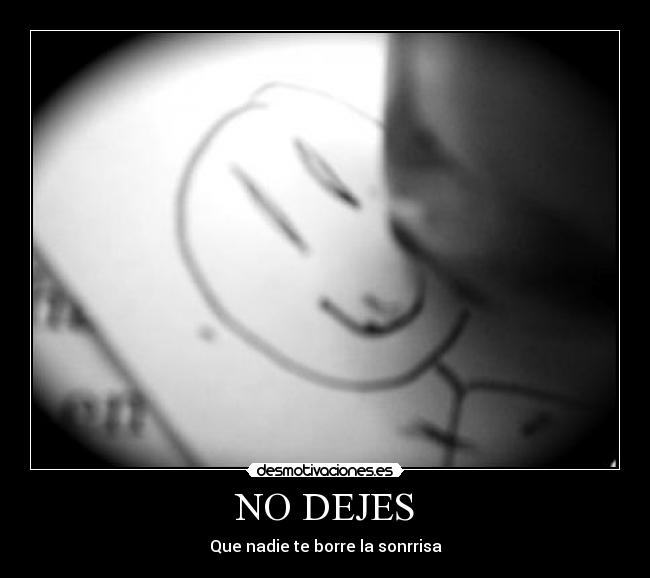 NO DEJES - 