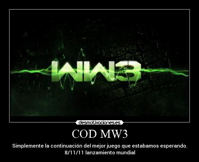 carteles codmw3 desmotivaciones