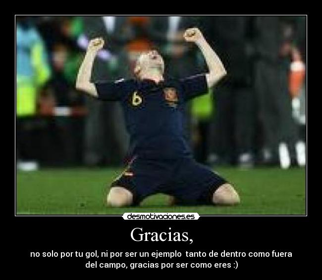 Gracias, -
