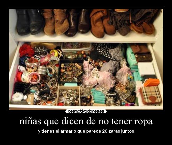 niñas que dicen de no tener ropa -