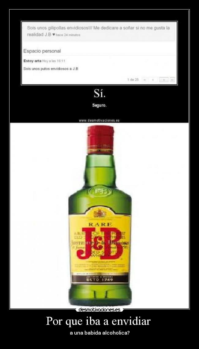 Por que iba a envidiar -