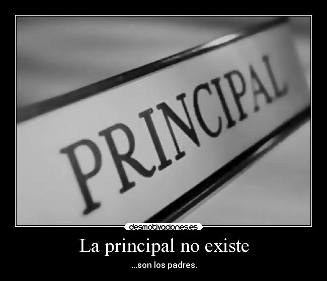La principal no existe -