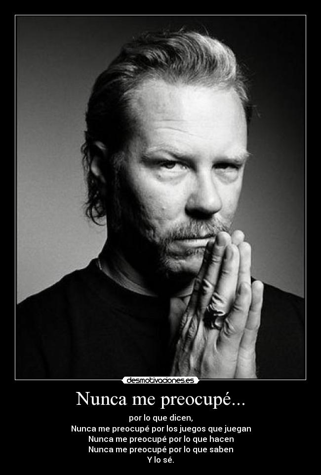 carteles metallica james nothing else matters desmotivaciones