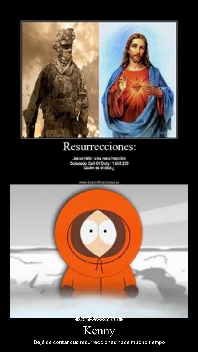 Kenny - Dejé de contar sus resurrecciones hace mucho tiempo