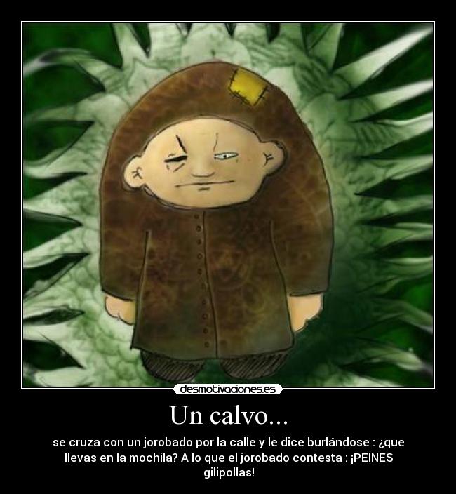 Un calvo... -