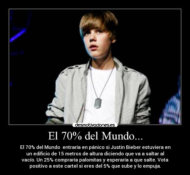 El 70% del Mundo... -