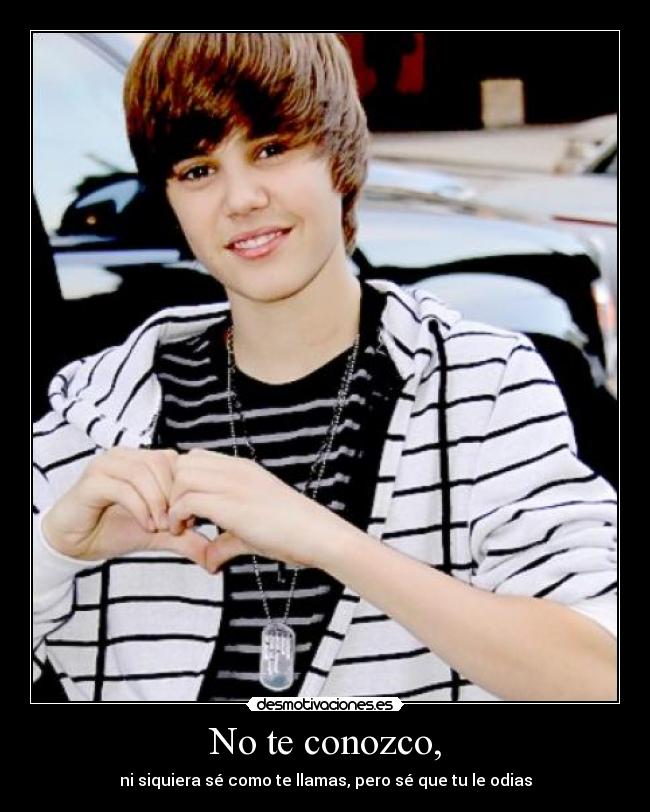 No te conozco, - 