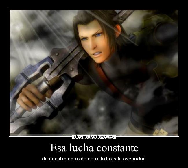 Esa lucha constante -