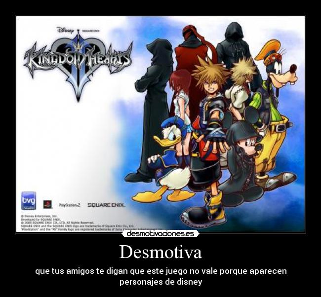 carteles kingdom hearts desmotivaciones