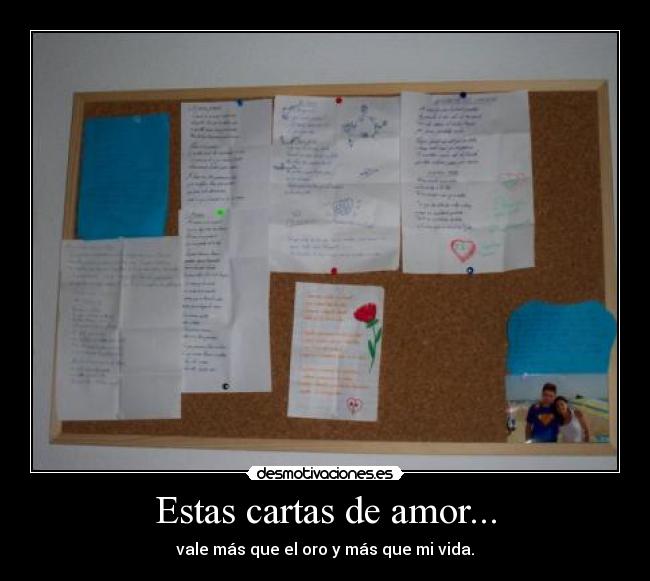 Estas cartas de amor... -