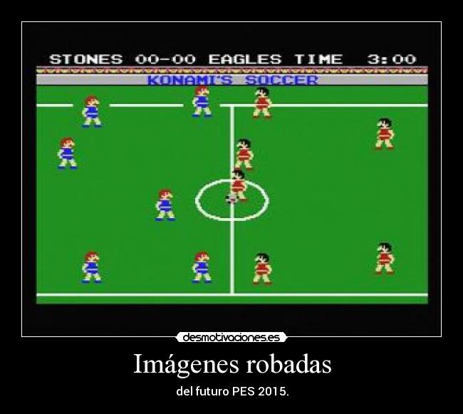 Imágenes robadas - del futuro PES 2015.