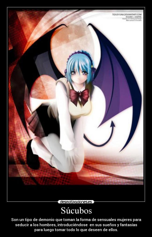 carteles demonio sucubo anime rosario vampire desmotivaciones