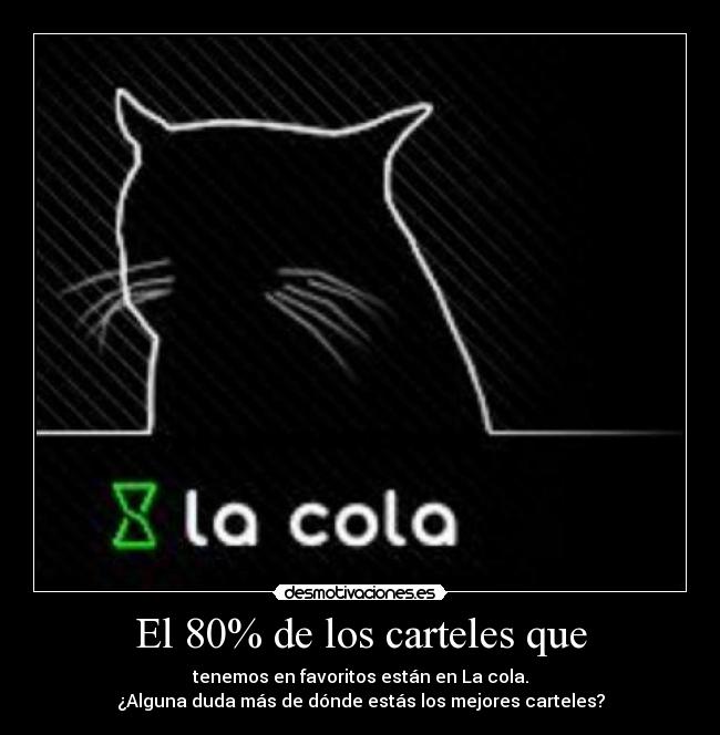 El 80% de los carteles que - 