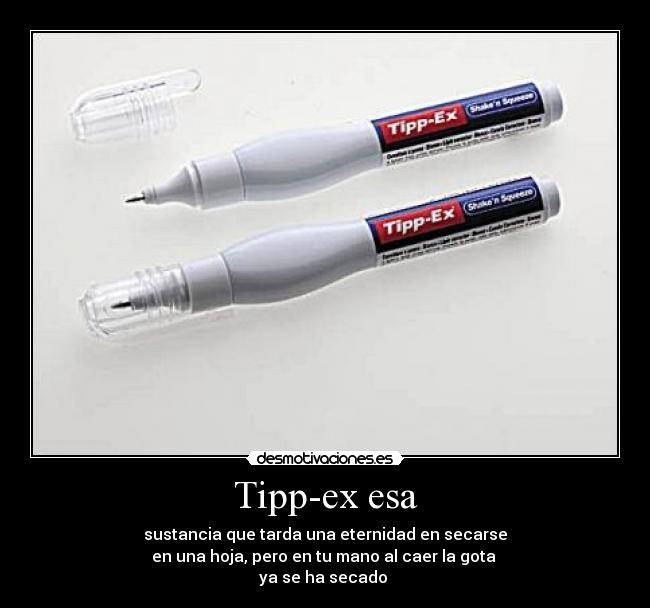 Tipp-ex esa -