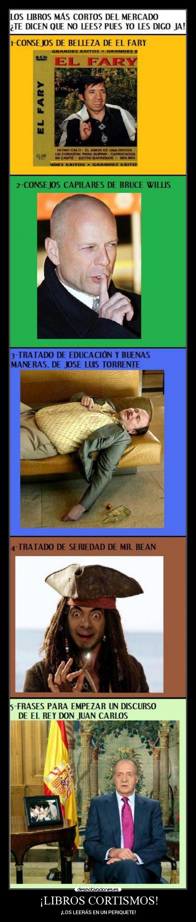 ¡LIBROS CORTISMOS! - ¡LOS LEERÁS EN UN PERIQUETE!