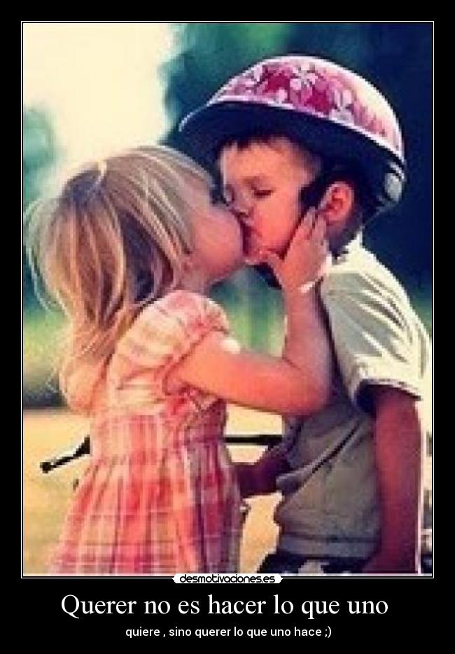 Querer no es hacer lo que uno  - 