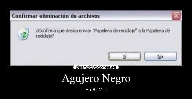 Agujero Negro - En 3...2...1