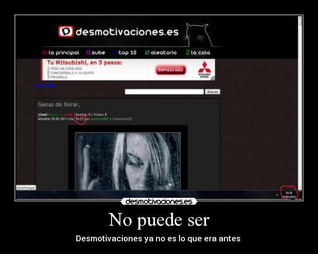 No puede ser - Desmotivaciones ya no es lo que era antes