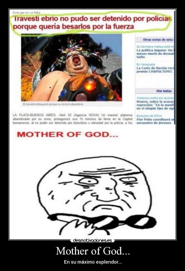 Mother of God... - 