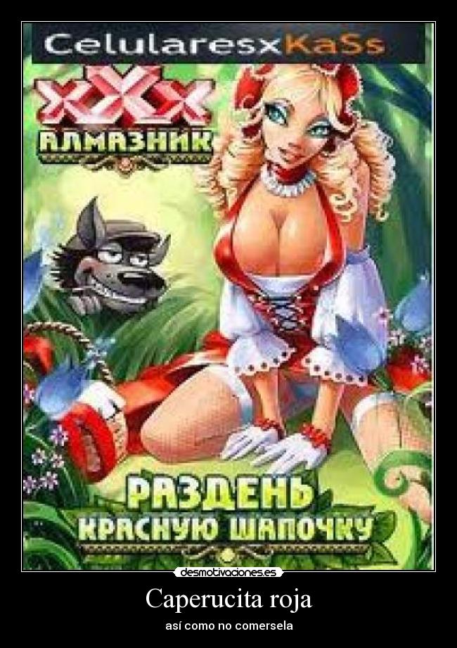 Caperucita roja - así como no comersela