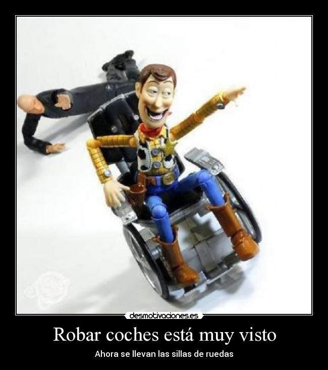 Robar coches está muy visto -