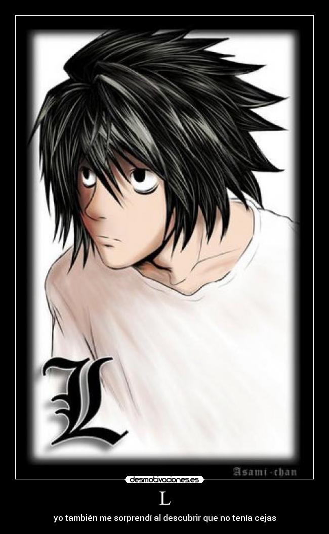 carteles death note cejas desmotivaciones