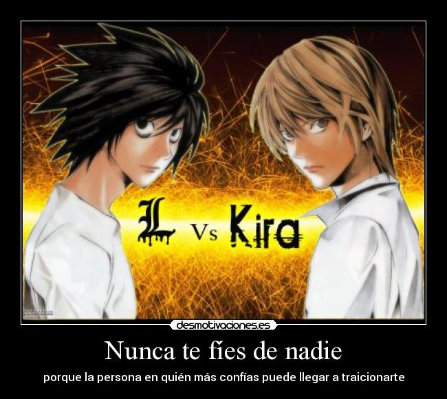 Nunca te fíes de nadie -