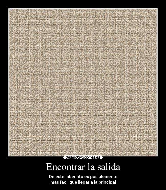 Encontrar la salida - 