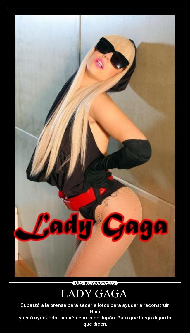 carteles lady gaga quiero desmotivaciones