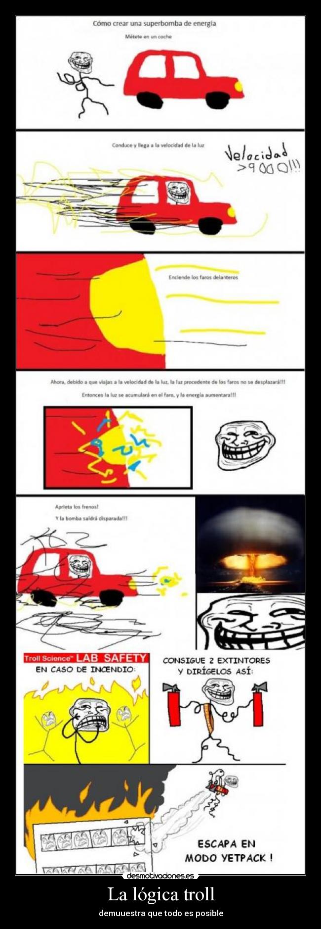 La lógica troll - demuuestra que todo es posible