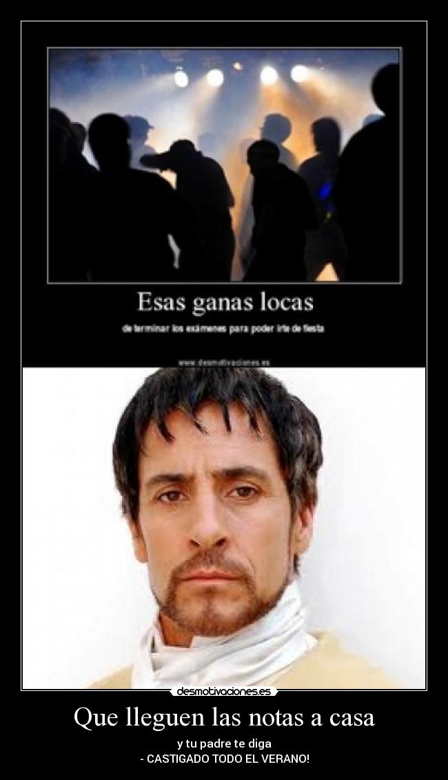 Que lleguen las notas a casa - 