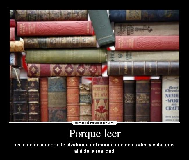 Porque leer -