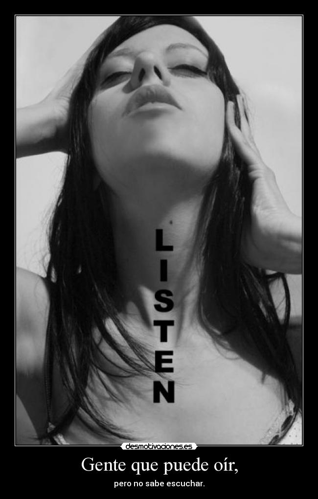 Gente que puede oír, -
