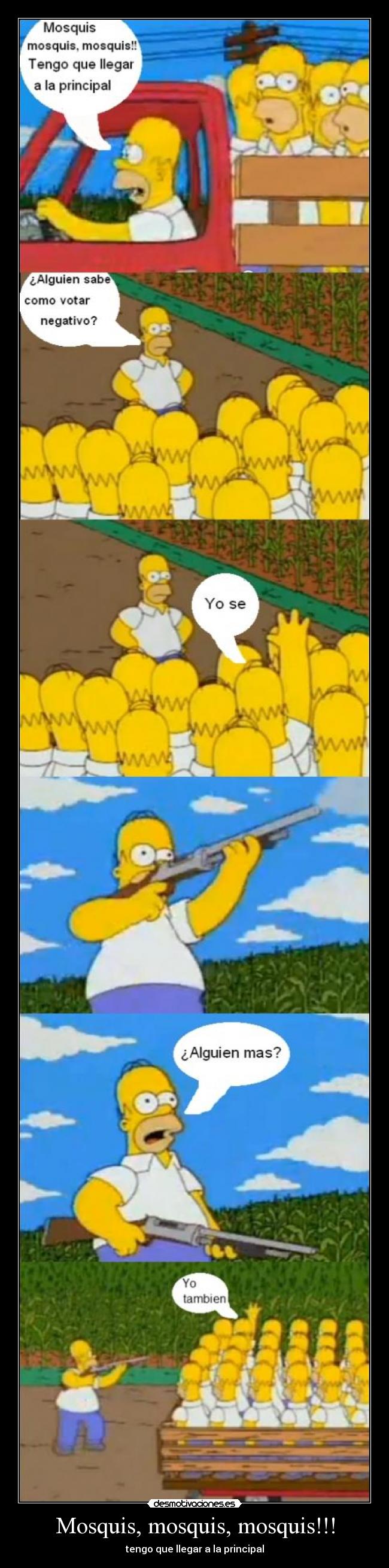 Mosquis, mosquis, mosquis!!! - tengo que llegar a la principal