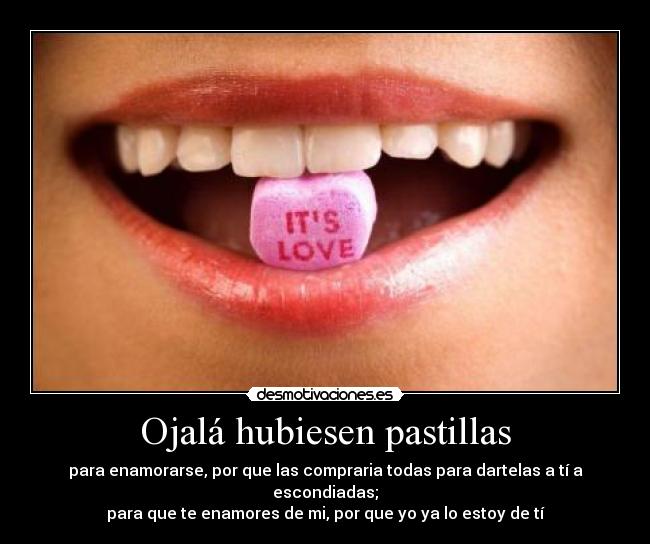 Ojalá hubiesen pastillas - 